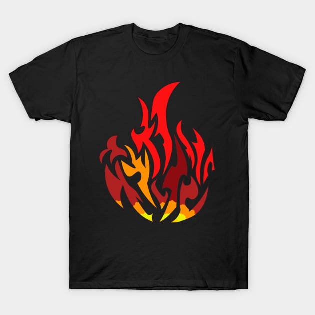 Dauntless flame divergent T-Shirt by Soodle